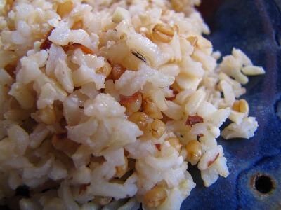 Almond Brown Rice | aDelightfulHome.com