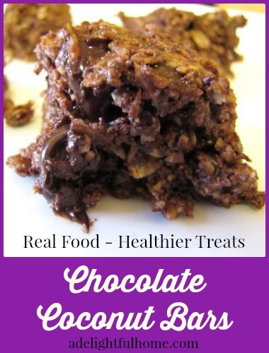 Healthy Chocolate Coconut Bars