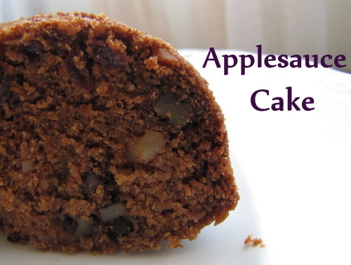 Healthy and Nutritious Applesauce Cake | aDelightfulHome.com