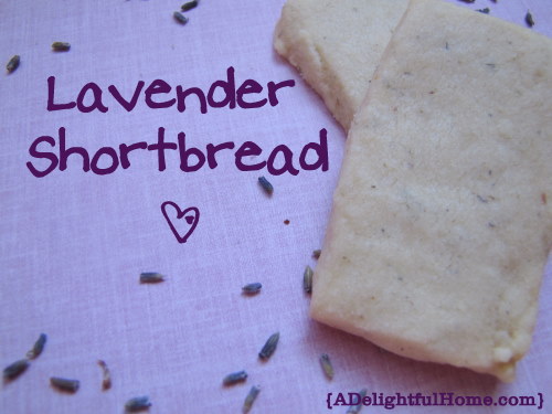 lavender shortbread