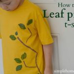 How to Make Leaf Print T-shirts