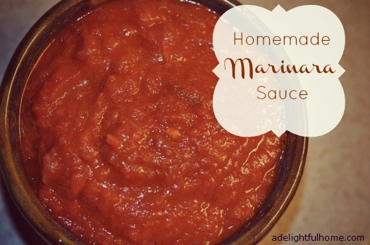 Our Favorite Marinara Sauce Recipe | ADelightfulHome.com