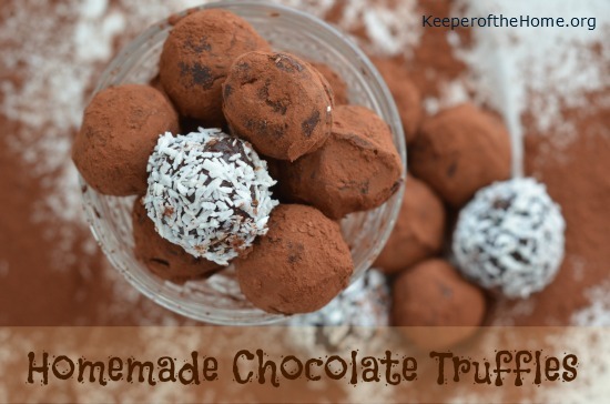 Homemade Chocolate Truffles | ADelightfulHome.com