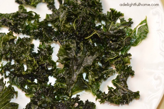 Garlic kale chip recipe