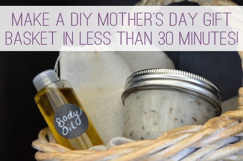 Make a DIY Mother's Day Gift Basket in Less Than 30 Minutes | aDelightfulHome.com