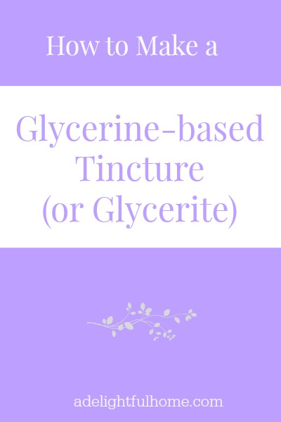 Glycerin Liquid Extracts for Glycerites - Tincture Handbook: Part 5