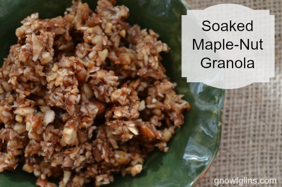 Soaked Maple-Nut Granola title