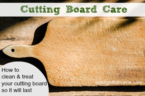 cutting board care