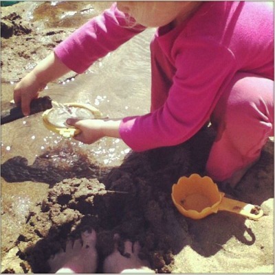 feet in the dirt