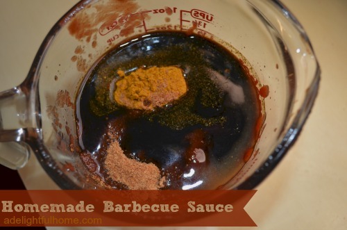 homemade barbecue sauce