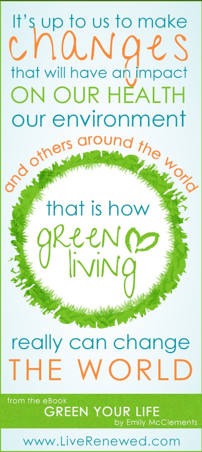 Green Your Live and Help Others around the World | aDelightfulHome.com