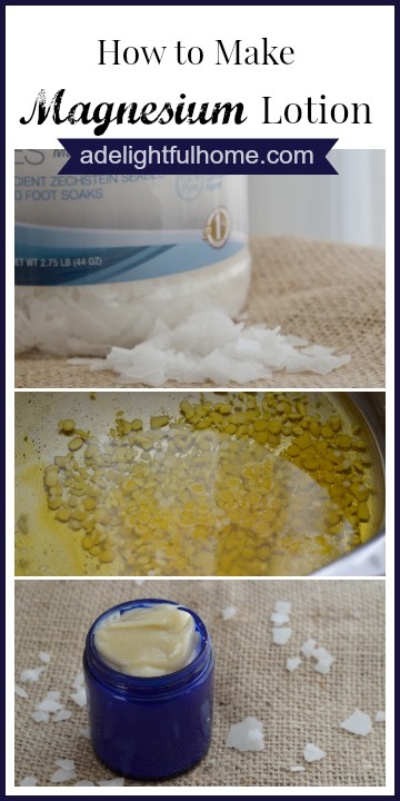 Step by Step DIY Magnesium Lotion