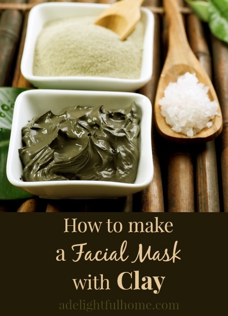 DIY clay face mask