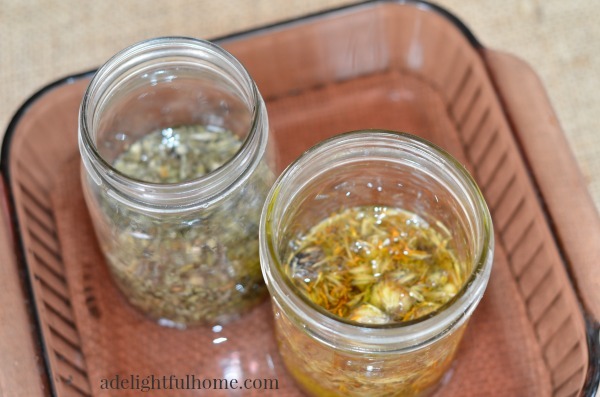 infusing oils in the oven