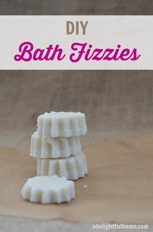 DIY Bath Fizzies | ADelightfulHome.com