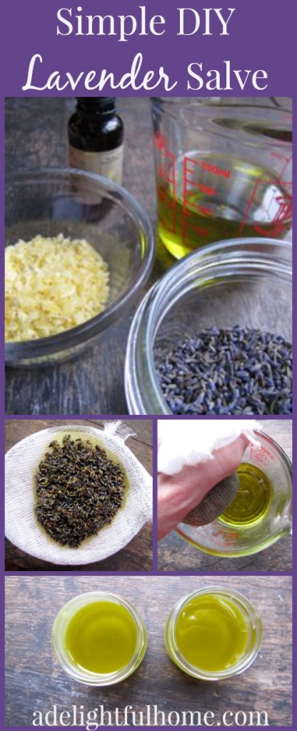 Simple DIY Lavender Salve