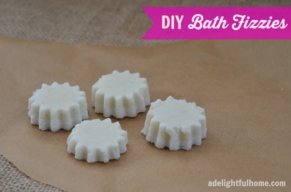 diy bath fizzies lavender