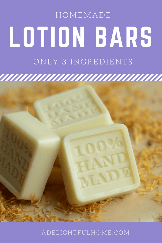 Simple Homemade Lotion Bars
