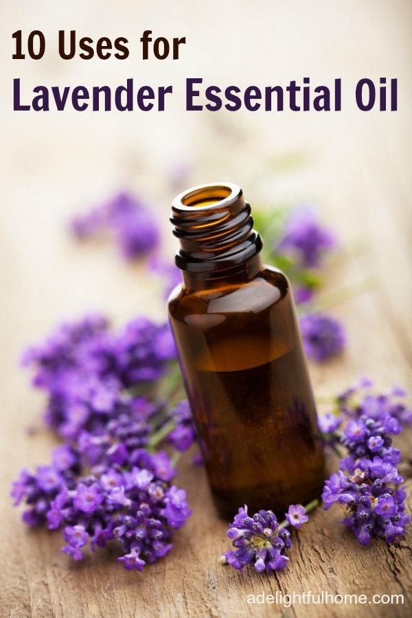 10 Uses for Lavender Essential Oil | aDelightfulHome.com