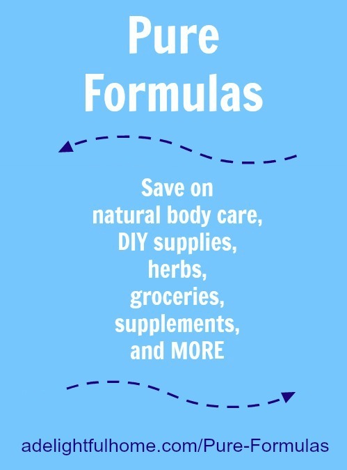 Save on Healthy Living Products at Pure Formulas | aDelightfulHome.com