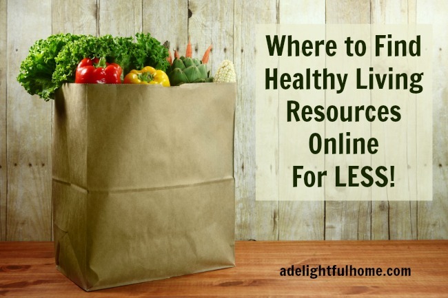 Online Resources for Healthy Shopping | aDelightfulHome.com