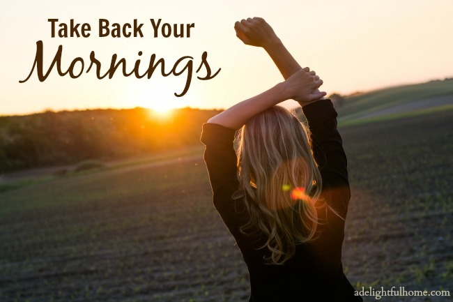 take back your mornings