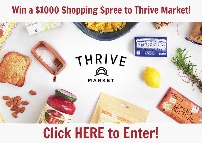 Giveaway: $1000 Shopping Spree to Thrive Market! | aDelightfulHome.com