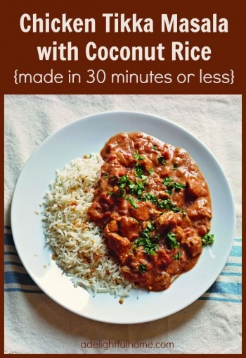 Chicken Tikka Masala | A DelightfulHome.com