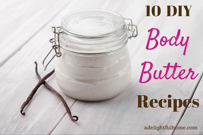 10 DIY Body Butter Recipes | ADelightfulHome.com