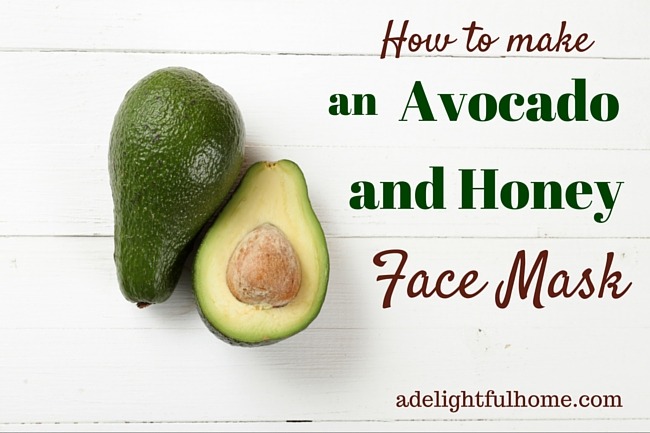 How to Make an Avocado and Honey Face Mask | ADelightfulHome.com