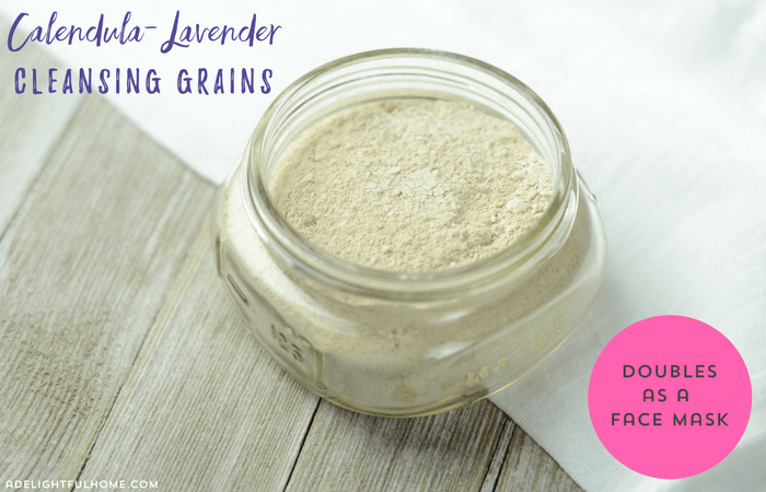 DIY Calendula-Lavender Cleansing Grains