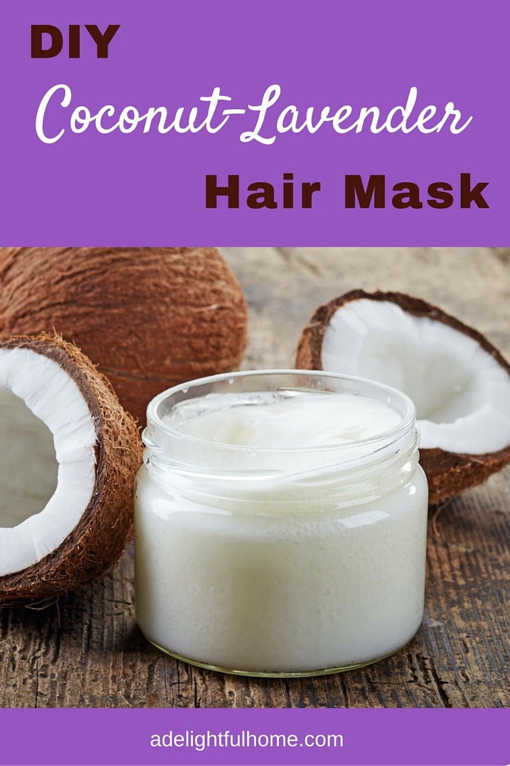 DIY Coconut-Lavender Hair Mask