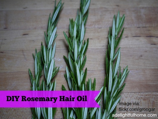 DIY Rosemary Hair Oil | ADelightfulHome.com