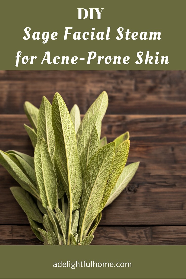 DIY Sage Facial Steam for Acne-Prone Skin
