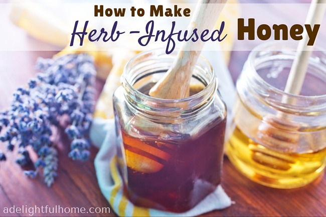 How to Make Herb-Infused Honey for Natural Skin Care | aDelightfulHome.com