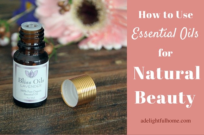 Essential Oils for Natural Beauty (Giveaway) | aDelightfulHome.com