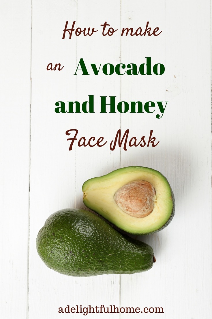 How to make an avocado and honey face mask