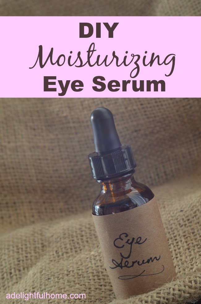 diy moisturizing eye serum