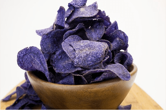 purple potato chips