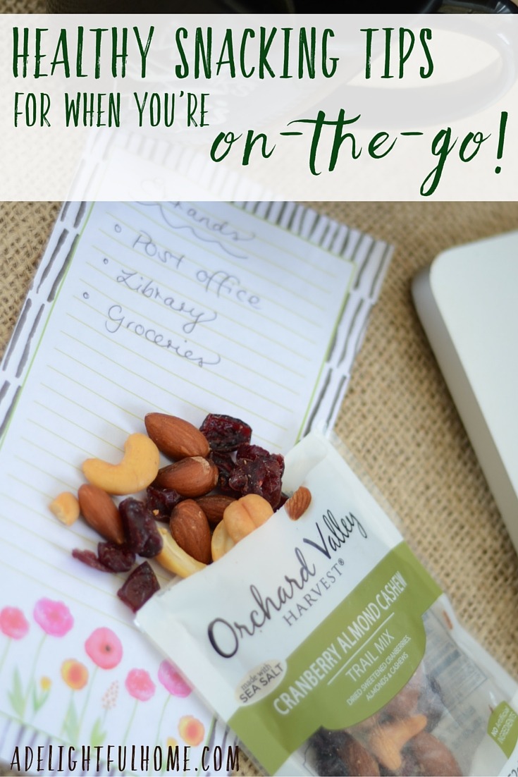 Healthy Snack Tips for When You're on the Go (& Giveaway!) | aDelightfulHome.com