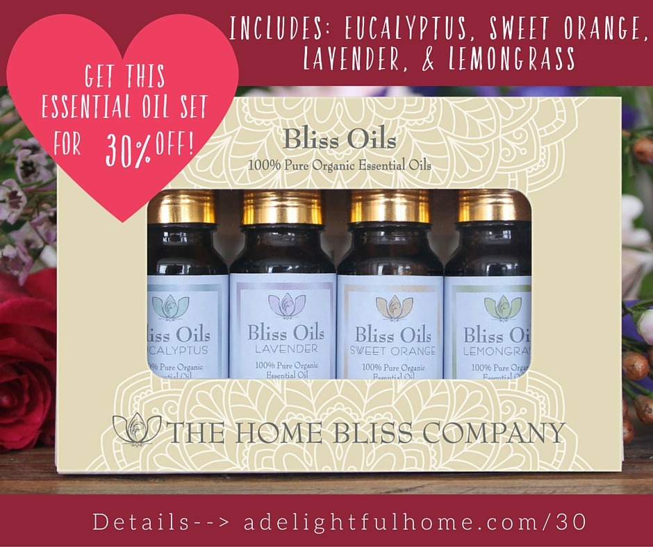 30% off Essential Oil Set | aDelightfulHome.com