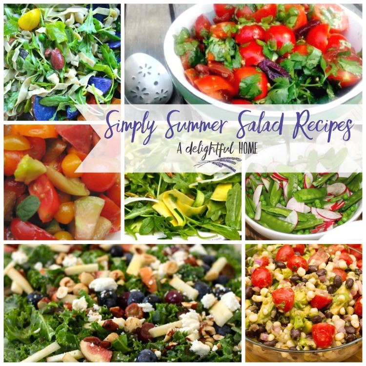 25 + of the Best Summer Salad Recipes | aDelightfulHome.com