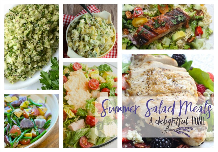 25 + of the Best Summer Salad Recipes | aDelightfulHome.com