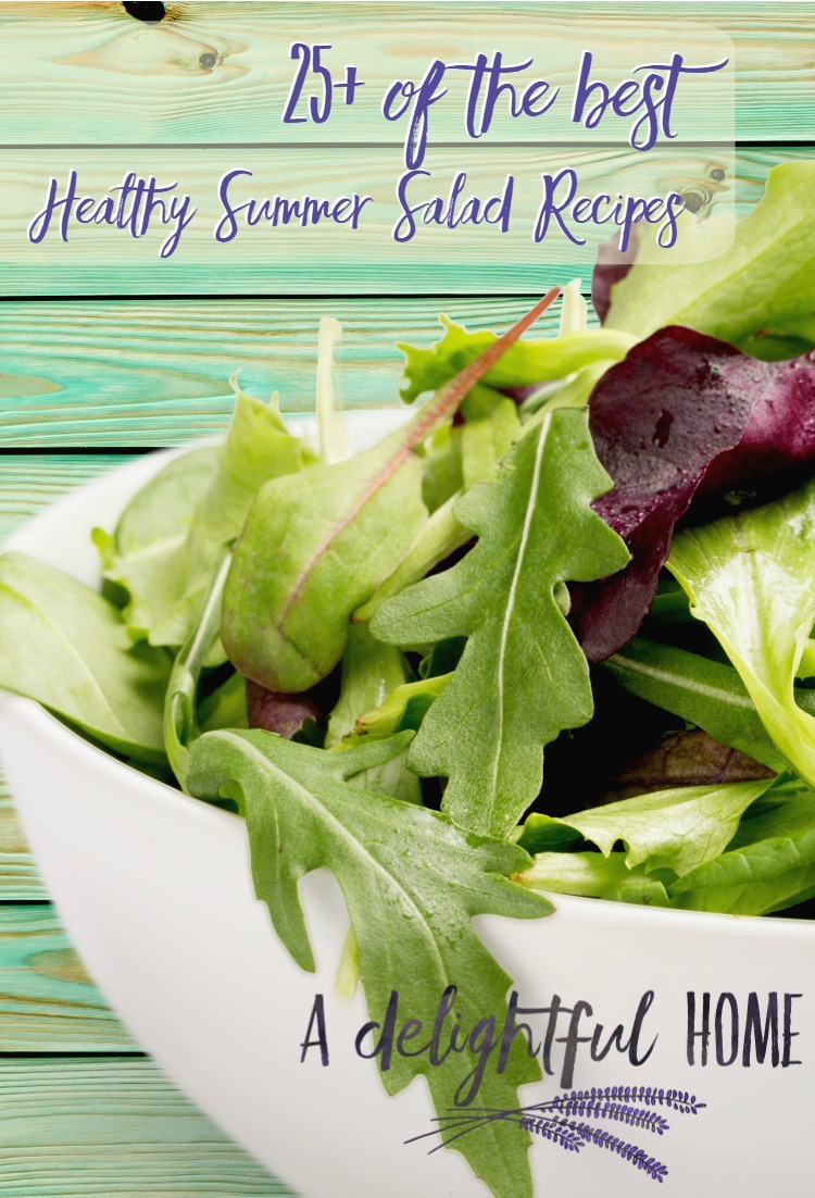 25 + of the Best Summer Salad Recipes | aDelightfulHome.com