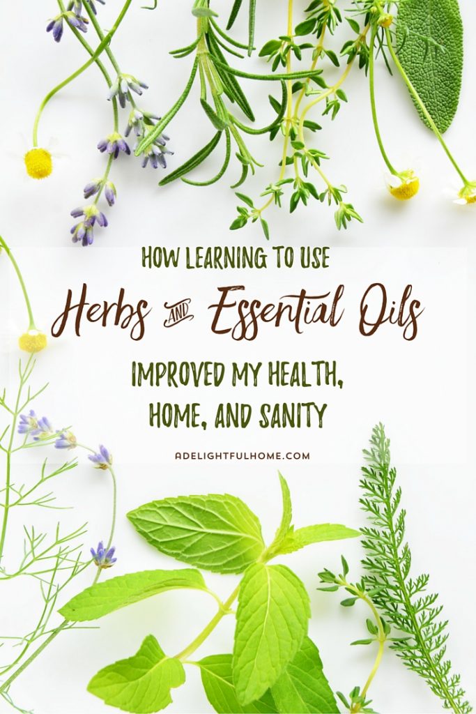 learning to use herbs and essential oils