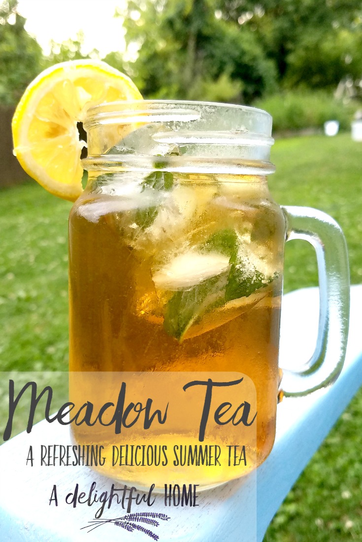 Meadow Tea a Refreshingly Delicious Summer Drink | aDelightfulHome.com