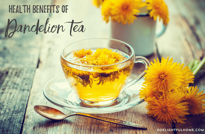 Health Benefits of Dandelion Tea | aDelightfulHome.com