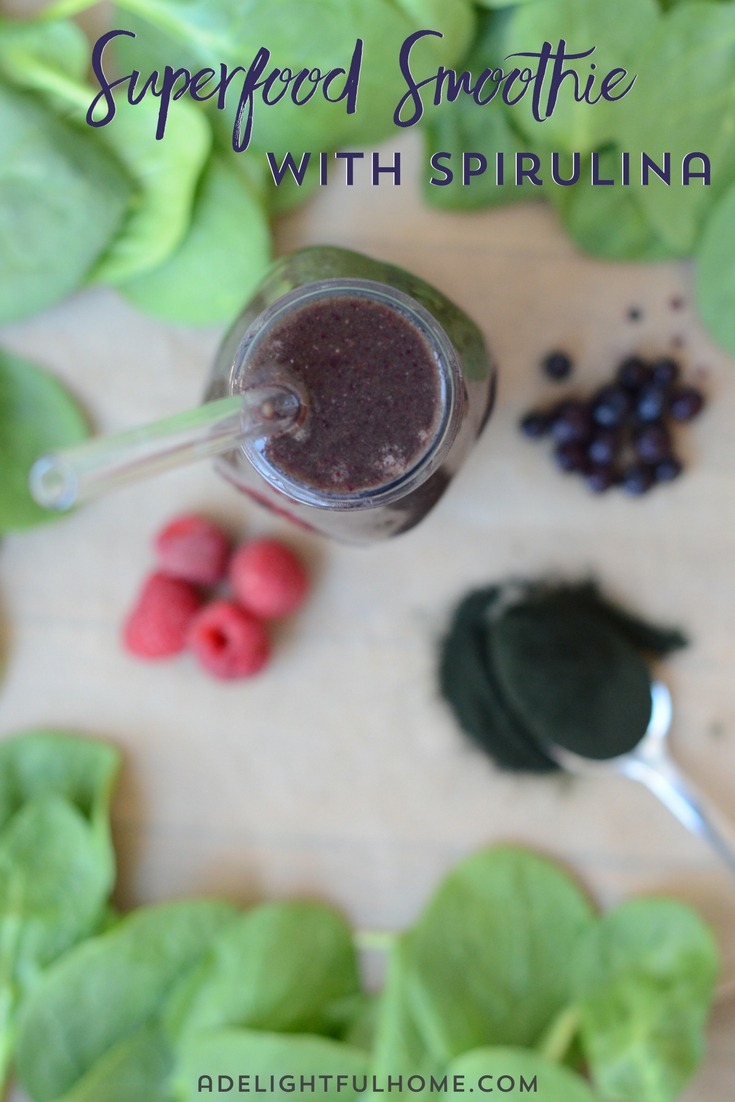 Spirulina & Berry Smoothie Recipe No Fuss Natural