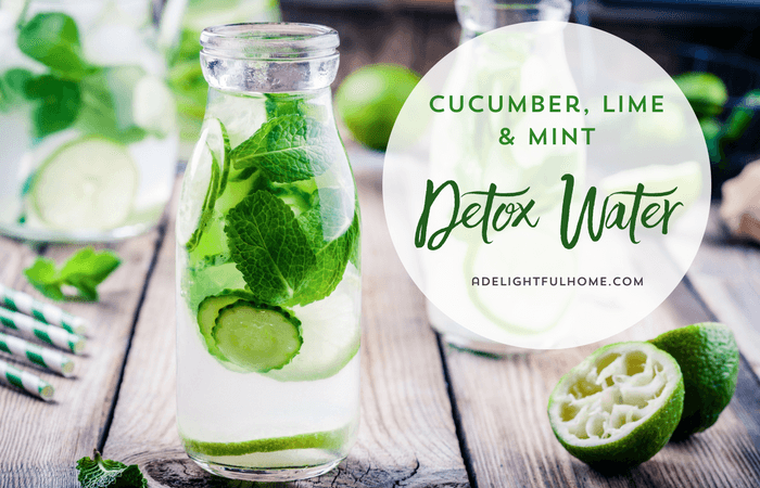 Cucumber Lime Mint Water