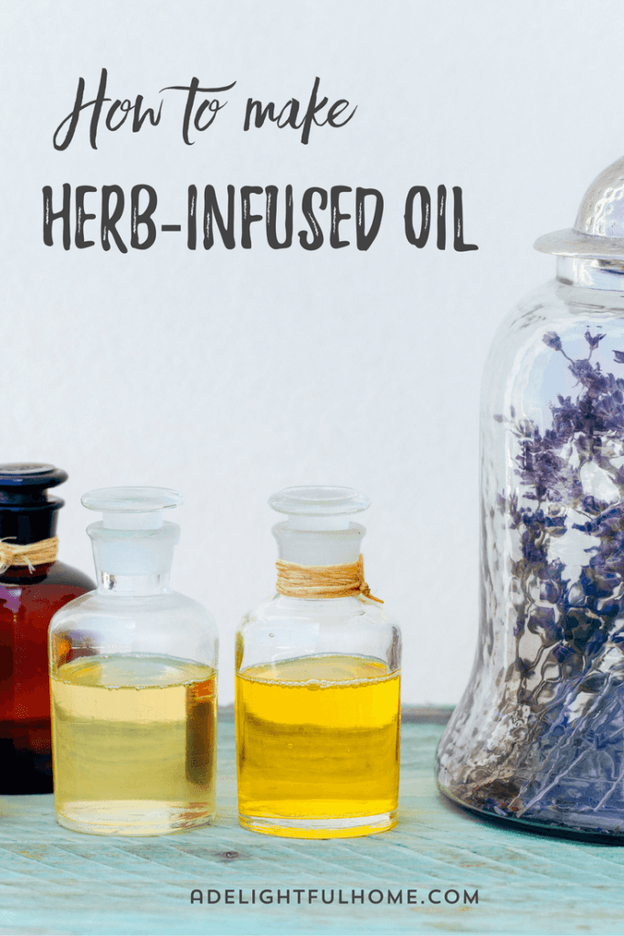 herbs and oil infusion